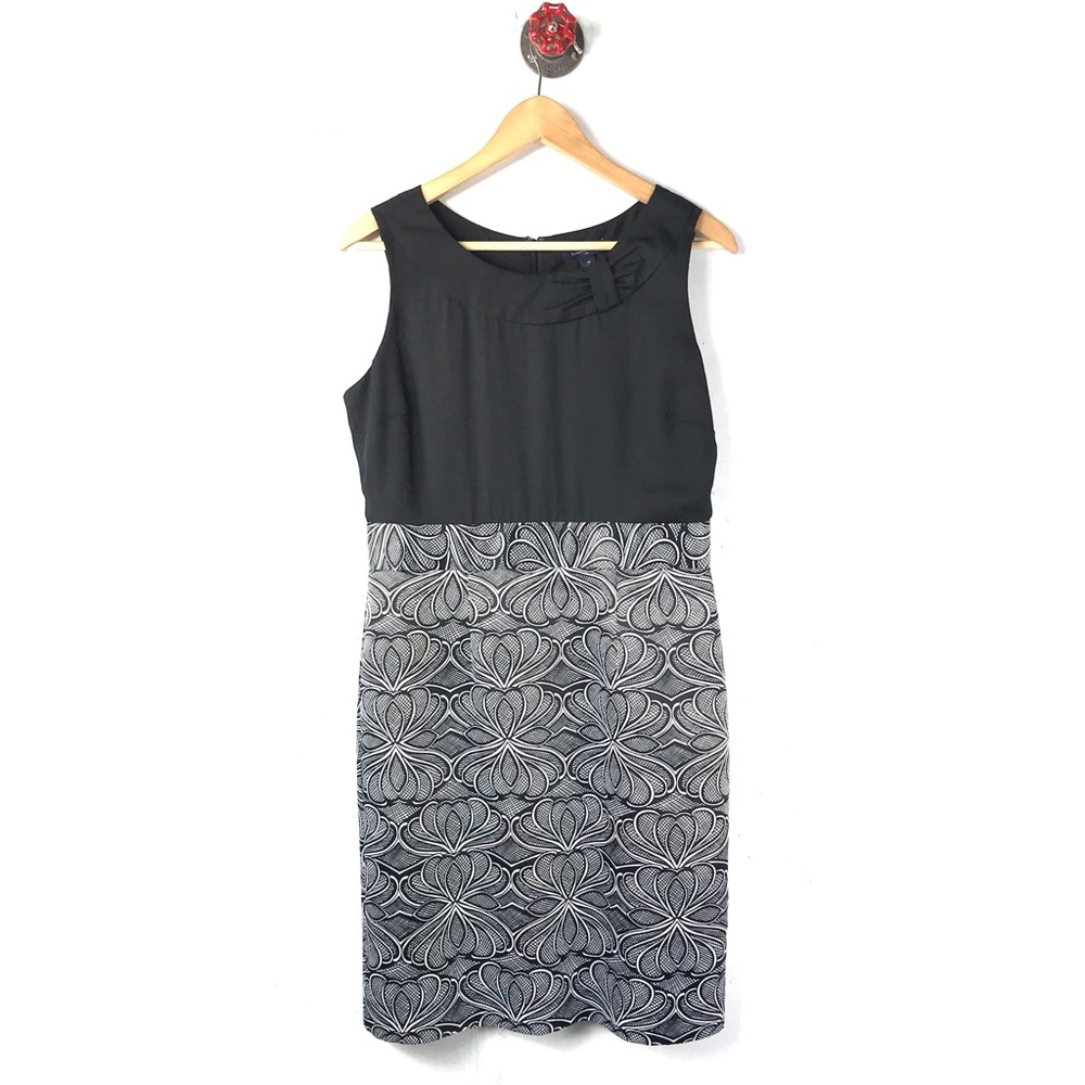 Banana Republic 10 dress colorblock print floral